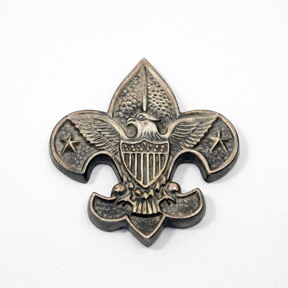 Boy Scouts of America Other - Paperweight Boy Scouts of America Fleur-de-Lis Felt Back Office Desk Decor